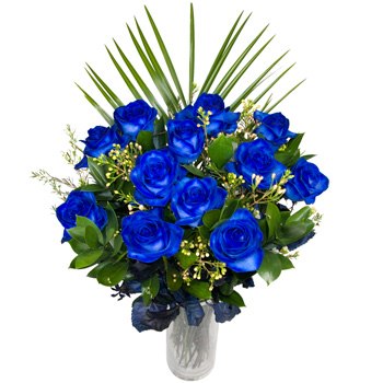 Синие розы, доставка цветов Хабаровск, цветы Хабаровск, заказ цветов Хабаровск