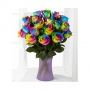 Радужные розы, доставка цветов Хабаровск, цветы Хабаровск, заказ цветов Хабаровск